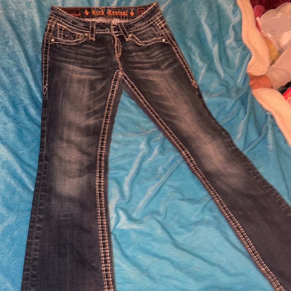 Rock revival jeans 28 w inseam 30 boot cut